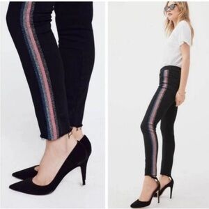 Mother High Waisted The Looker Glitter Jeans